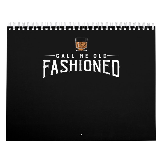 Rufen Sie den altmodischen Whiskey Kalender (Titelbild)