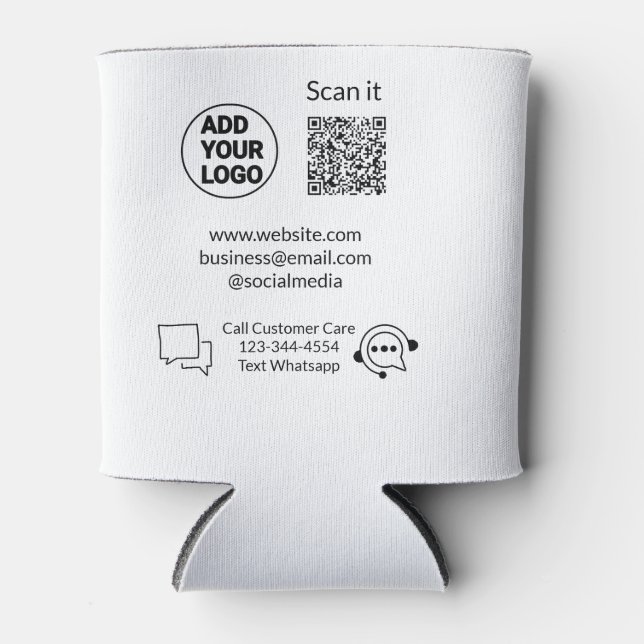 Rufen Sie den Text für die Kundenbetreuung auf, we Dosenkühler (Vorderseite)