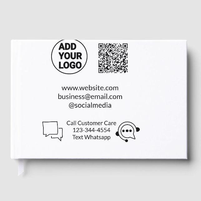 Rufen Sie den Text für die Kundenbetreuung auf, we Gästebuch (Vorderseite)