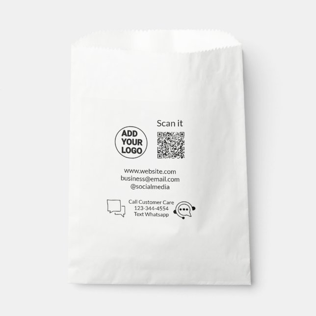 Rufen Sie den Text für die Kundenbetreuung auf, we Geschenktütchen (Vorderseite)