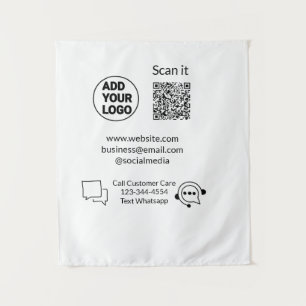 Rufen Sie den Text für die Kundenbetreuung auf, we Wandteppich