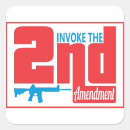 Rufen Sie die 2., quadratische Aufkleber auf, glän