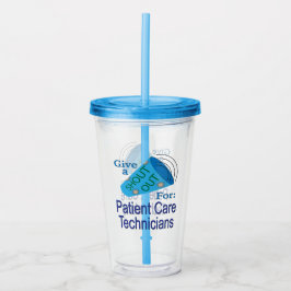 Rufen Sie die Ärzte für die Patientenbetreuung aus Acryltrinkbecher