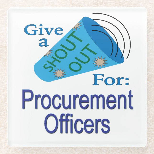 Rufen Sie die Beschaffungsstellen ab Glasuntersetzer (Vorderseite)