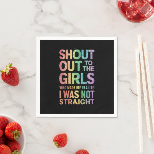 Rufen Sie die Fahne LGBT der Fahne des Girls-Gay P Serviette