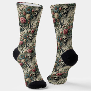 Rufen Sie die Nachtgalerie an - Gotische Tapisseri Socken