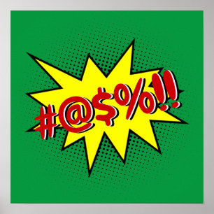 Rufen Sie die Sprechblase in Ihrer Meldungsvorlage Poster