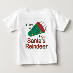 Rufen Sie für den Rentier des Weihnachtsmanns aus Baby T-shirt