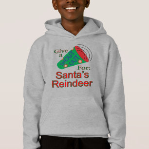 Rufen Sie für den Rentier des Weihnachtsmanns aus Hoodie
