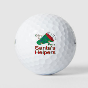 Rufen Sie für Helfer des Weihnachtsmanns aus Golfball