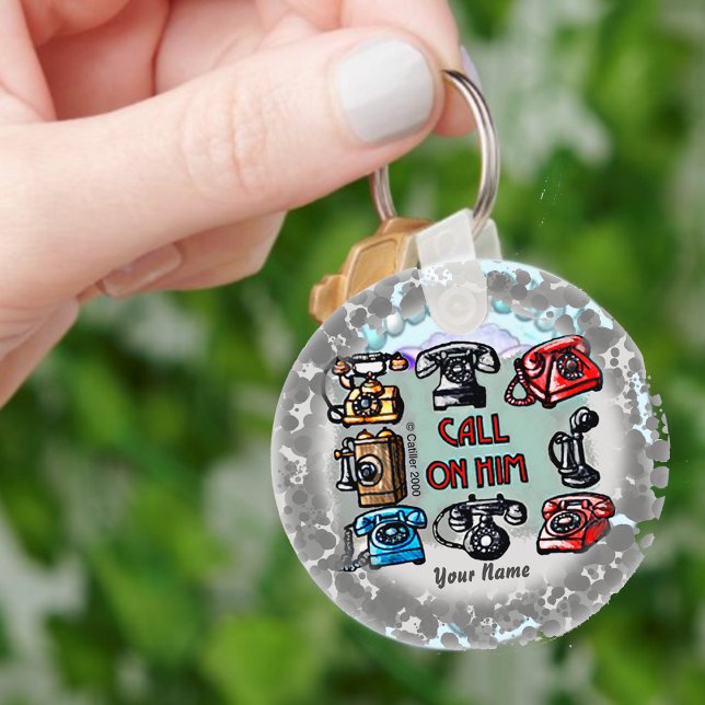 Rufen Sie Ihm Christlichen Schlüsselanhänger an (Von Creator hochgeladen)