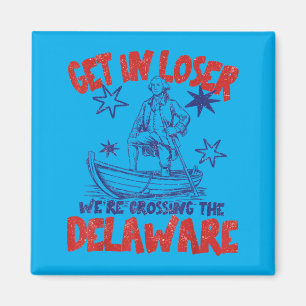 Rufen Sie In Crossing The Delaware 4. Juli Patriot Magnet
