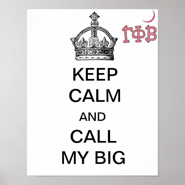 Rufen Sie meine Big Big Poster (Vorne)