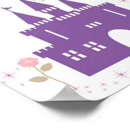 Rufen Sie mich als Prinzessin Burgmauerkunst auf M Poster