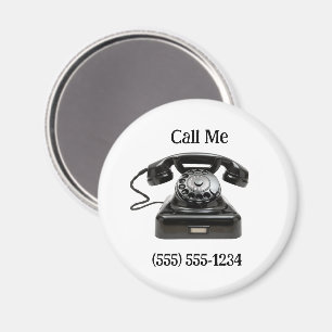 Rufen Sie mich an, das Personalisierte Telefon des Magnet