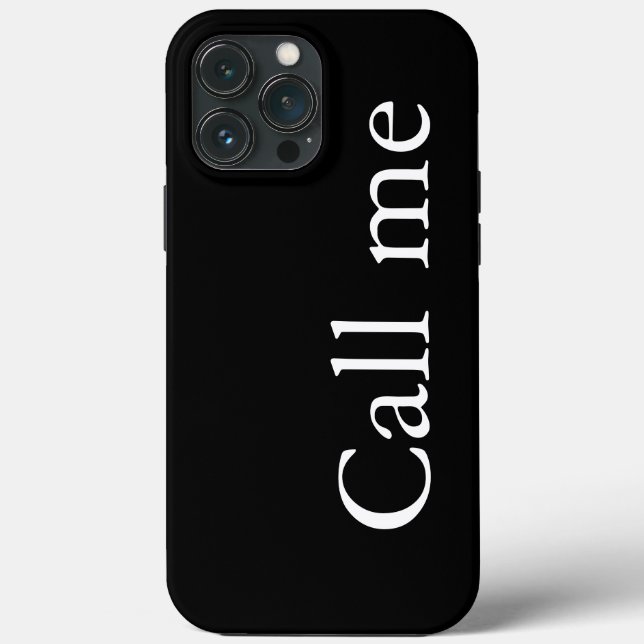 Rufen Sie mich an - Fall-Mate-iPhone-Fall Case-Mate iPhone Hülle (Rückseite)