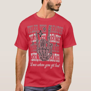 Rufen Sie mich an, wenn Sie sich mit Finger Skelet T-Shirt