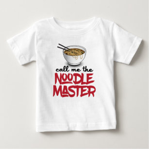 Rufen Sie mich den Nudel-Meister - lustige Baby T-shirt