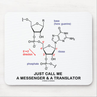 Rufen Sie mich einfach einen Boten und einen Mousepad