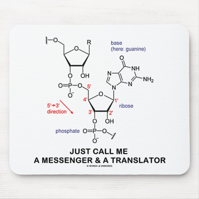 Rufen Sie mich einfach einen Boten und einen Mousepad (Vorne)