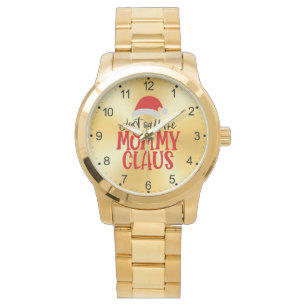 Rufen Sie mich einfach Mommy Claus-56876 an Armbanduhr