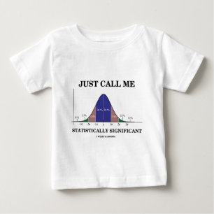 Rufen Sie mich einfach statistisch bedeutend an Baby T-shirt