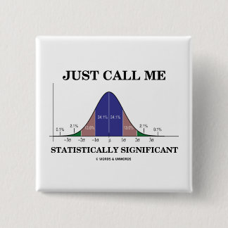 Rufen Sie mich einfach statistisch bedeutend an Button