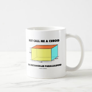 Rufen Sie mich einfach würfelförmiges oder Tasse