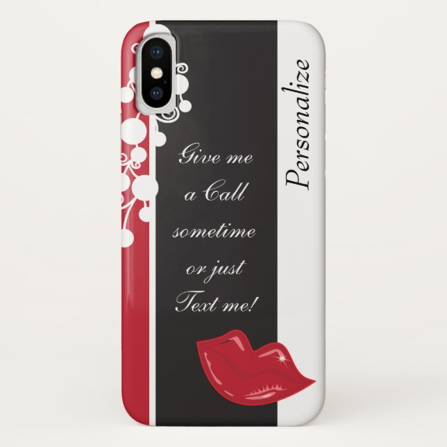 Rufen Sie mich einmal - lustig an Case-Mate iPhone Hülle (Rückseite)