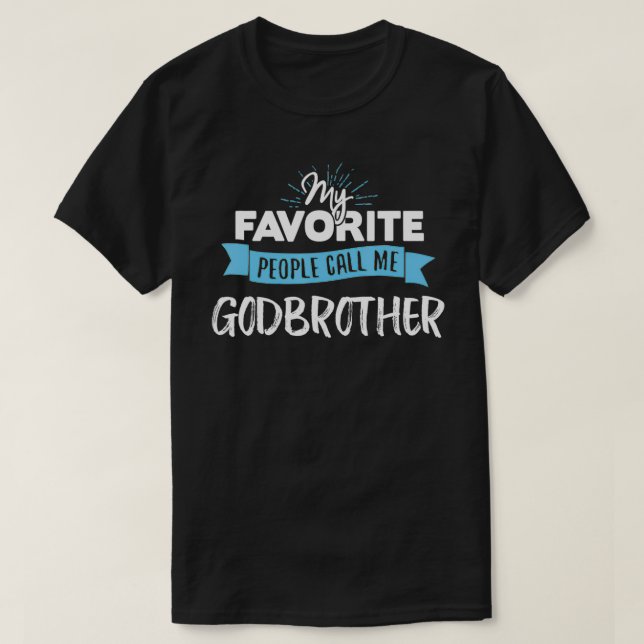 Rufen Sie mich GodBruder Men Vater Vathers Day Ges T-Shirt (Design vorne)