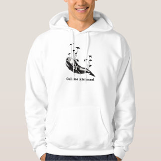 Rufen Sie mich @ishmael mit Kapuze Sweatshirt an