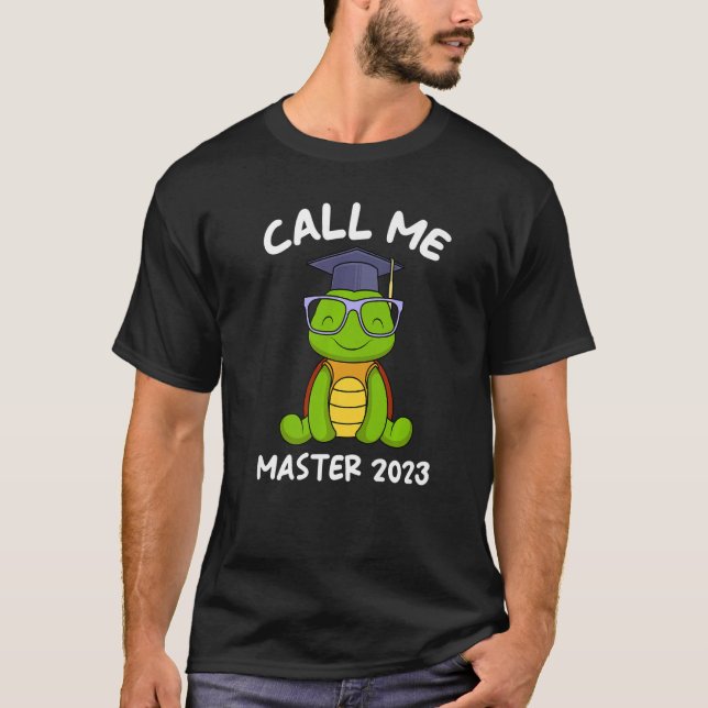 Rufen Sie mich Master 2023 Master Degree Premium_2 T-Shirt (Vorderseite)