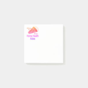 Rufen Sie sich für Zuhause Health Aides aus Post-it Klebezettel
