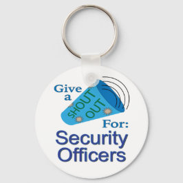 Rufen Sie Sicherheitsbeamte aus Schlüsselanhänger