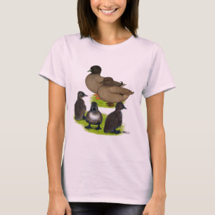 Rufenten Khaki Familie T-Shirt