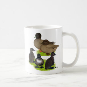 Rufenten Khaki Familie Tasse