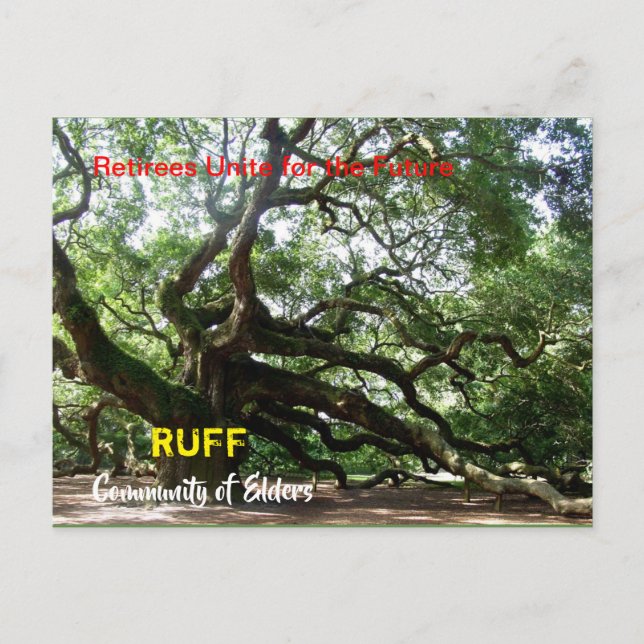 RUFF-Organisationskarte Postkarte (Vorderseite)