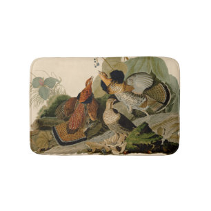 Ruffed Grouse Audubon Game Bird Badematte