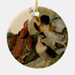 Ruffed Grouse Audubon Game Bird Keramikornament