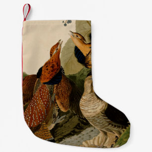 Ruffed Grouse Audubon Game Bird Kleiner Weihnachtsstrumpf