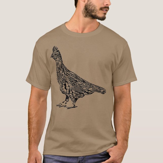 Ruffed Grouse T-Shirt (Vorderseite)