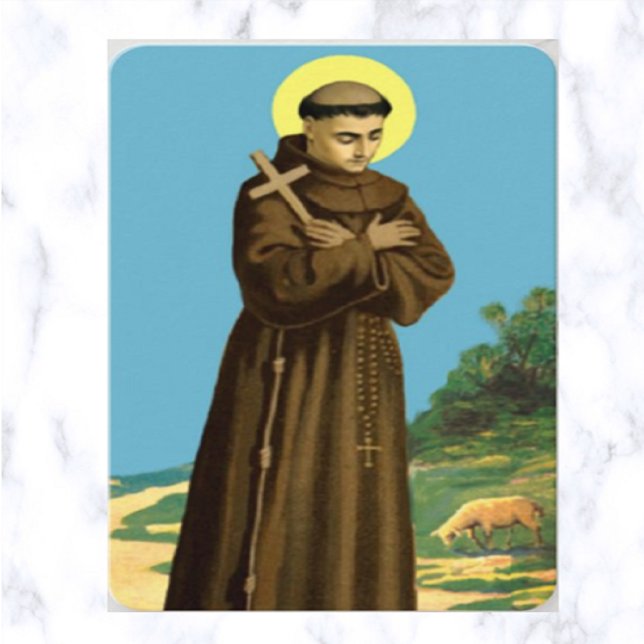 Ruffino Patron der Shyness Stuttering Prayer Card Visitenkarte (Von Creator hochgeladen)