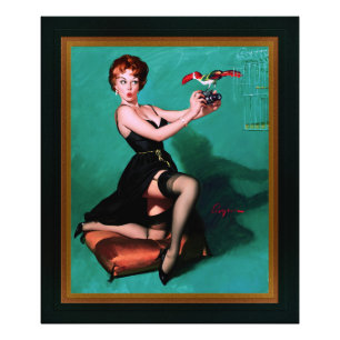 Ruffled Feathers von Gil Elvgren Fotodruck