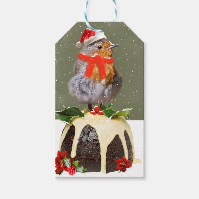 Ruffled Robin Gift Tags Geschenkanhänger (Vorderseite)