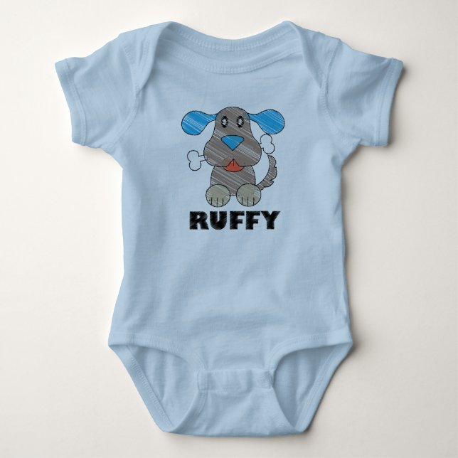 Ruffy - Baby Jersey Bodysuit Strampler (Vorderseite)