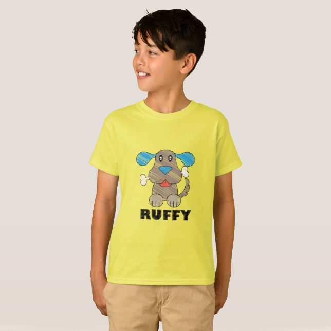 Ruffy - Kids' Basic T - Shirt (Vorne ganz)
