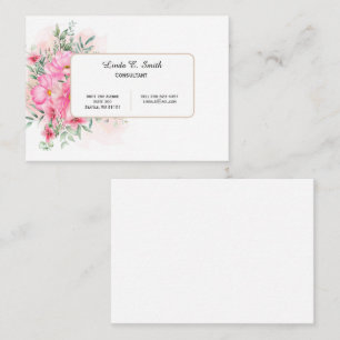 Rufkarte in Großformat Telefonnummerkarte