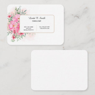 Rufkarte in Großformat Telefonnummerkarte