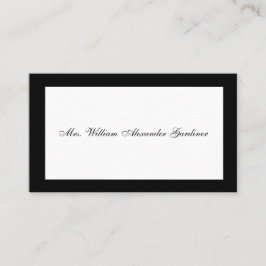 Rufkarte Visitenkarte