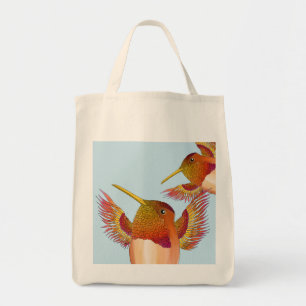 Rufous Hummingbird auf einer Tote-Tasche Tragetasche